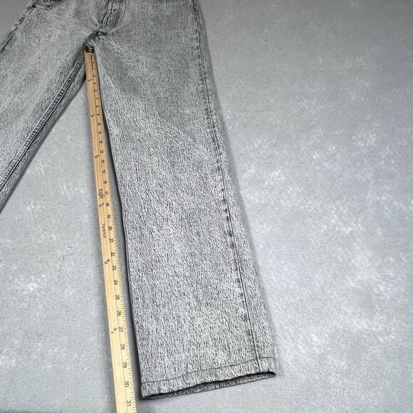 Vintage LEVI'S 501 Jeans Men’s 38x34 Straight Leg Black Acid Wash Denim MADE USA - Picture 6 of 16